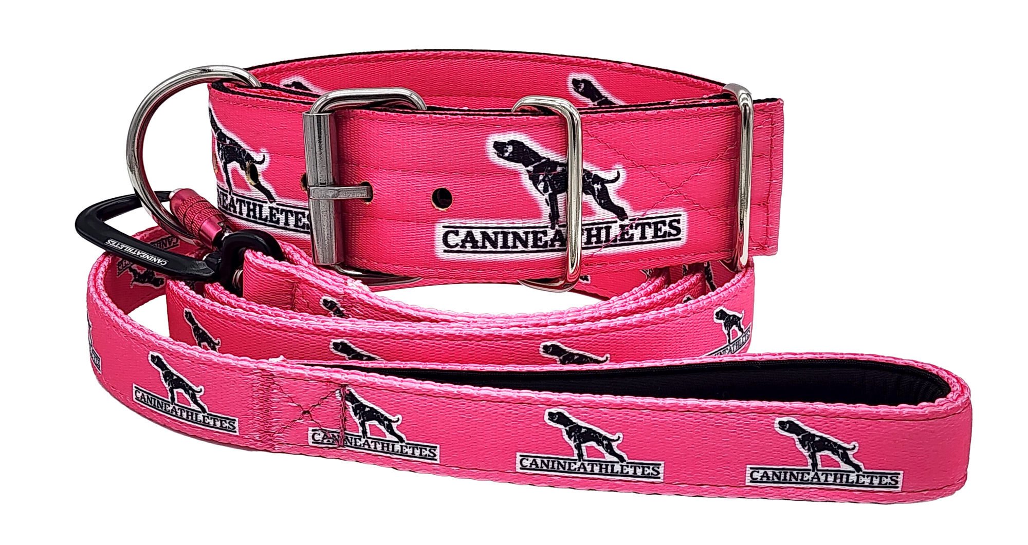 canine-athletes-hot-pink-dog-collar-leash-bundle