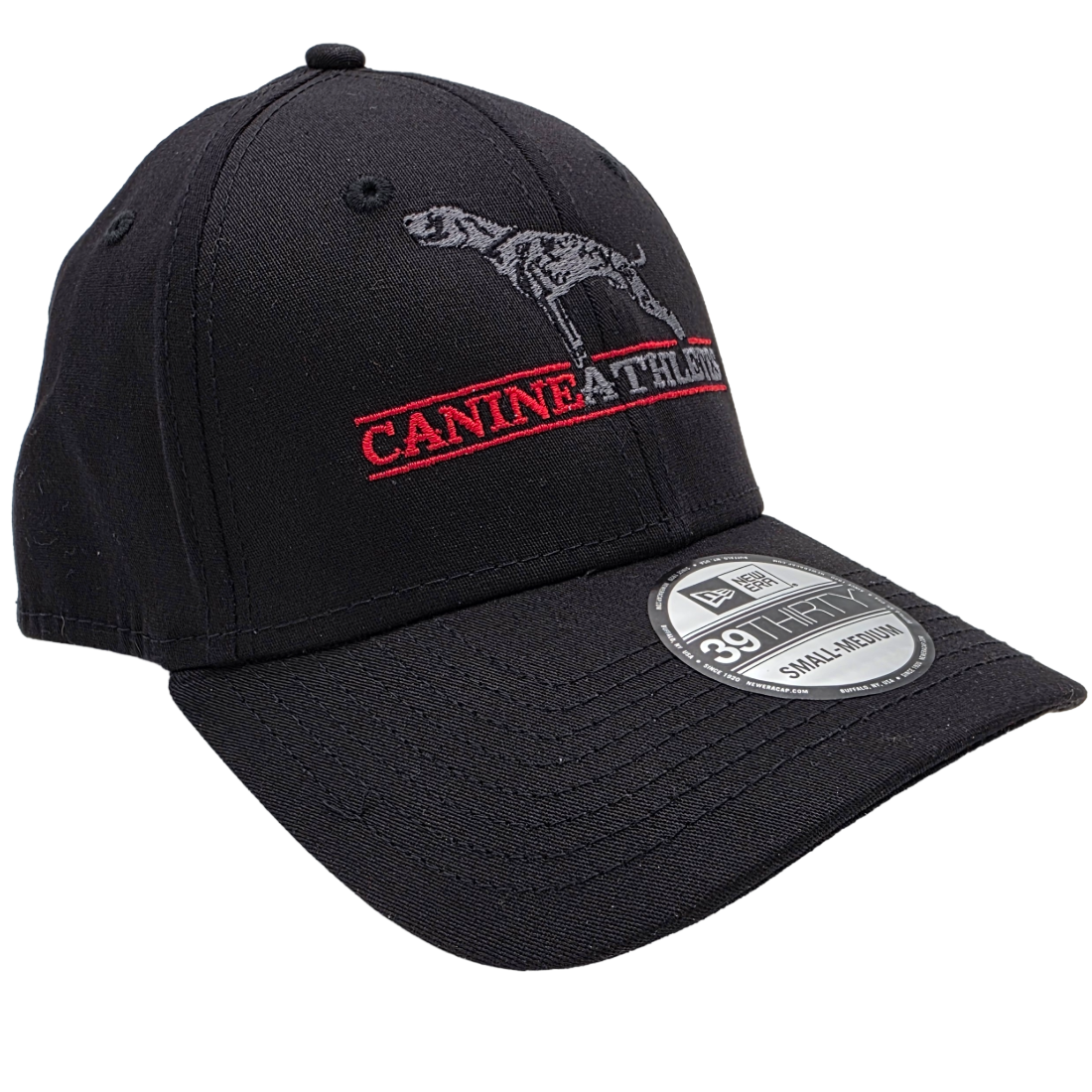 canine-athletes-black-new-era-fitted-hat-cap-angle