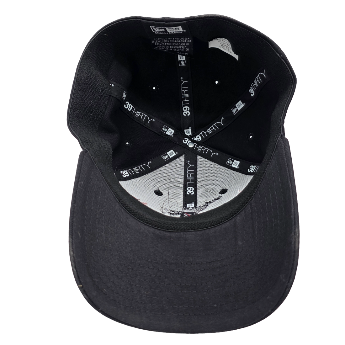 canine-athletes-black-new-era-fitted-hat-cap-inside