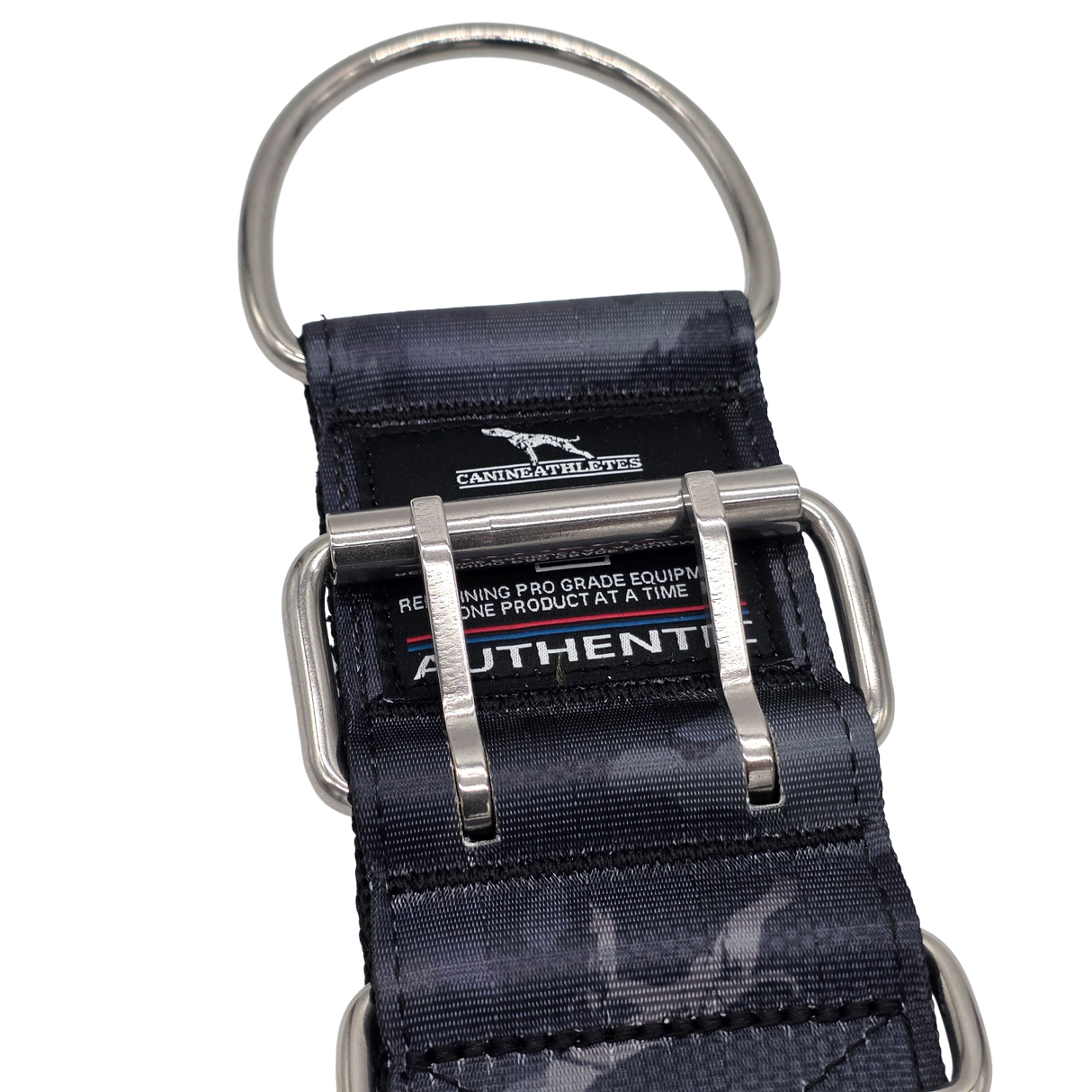 canine athletes elite max x2 comp 2.75 inch wide working dog collar double pin buckle