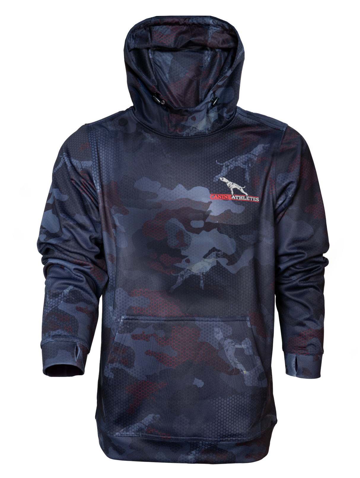 canine-athletes-performance-tech-hoodie-black-camo-active-front