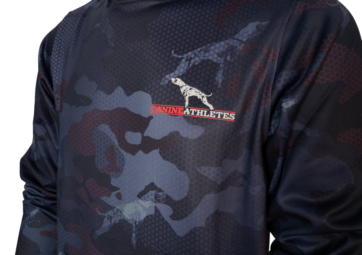 canine-athletes-performance-tech-hoodie-black-camo-closeup