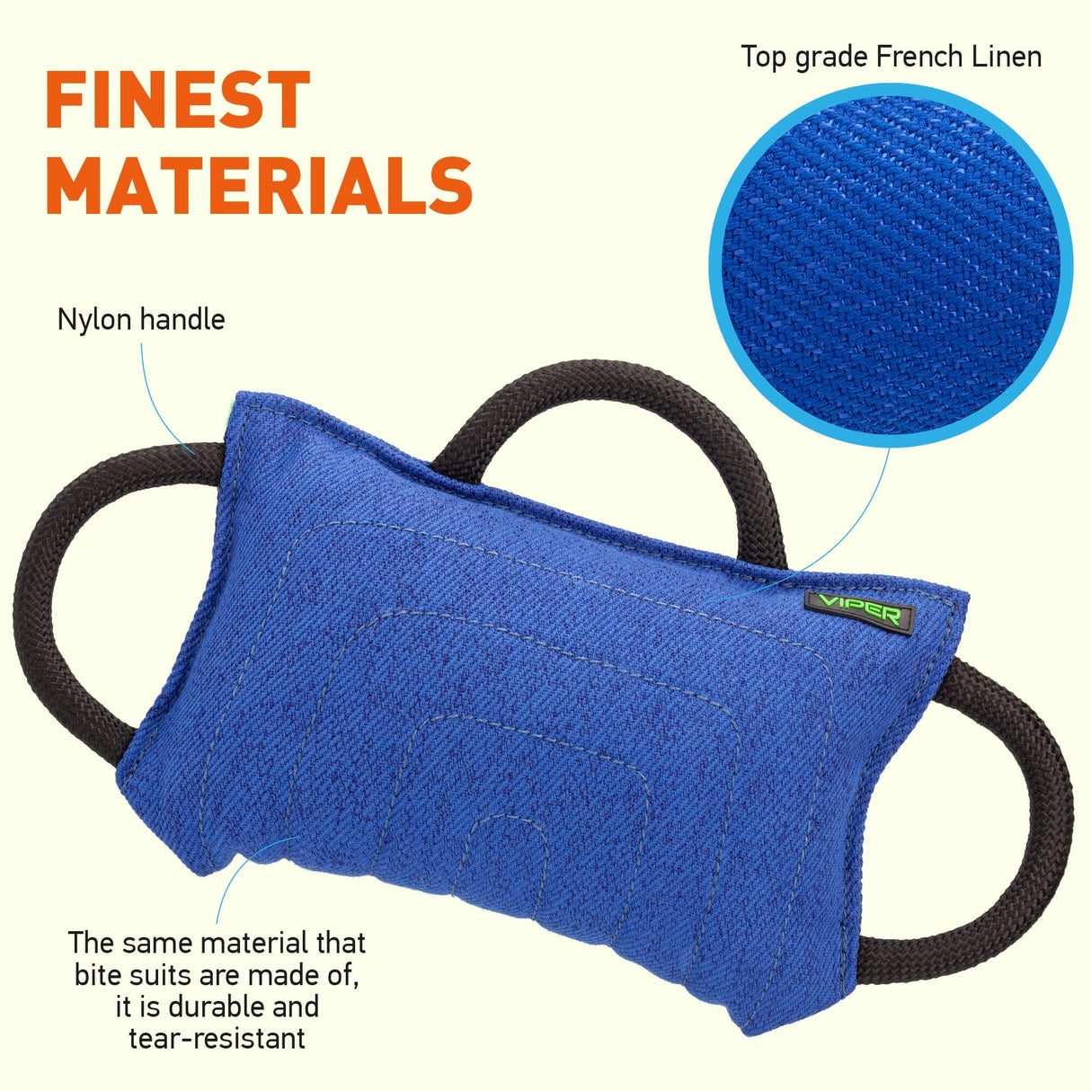 dogline-viper-french-linen-k9-dog-bite-pillow-features-benefits