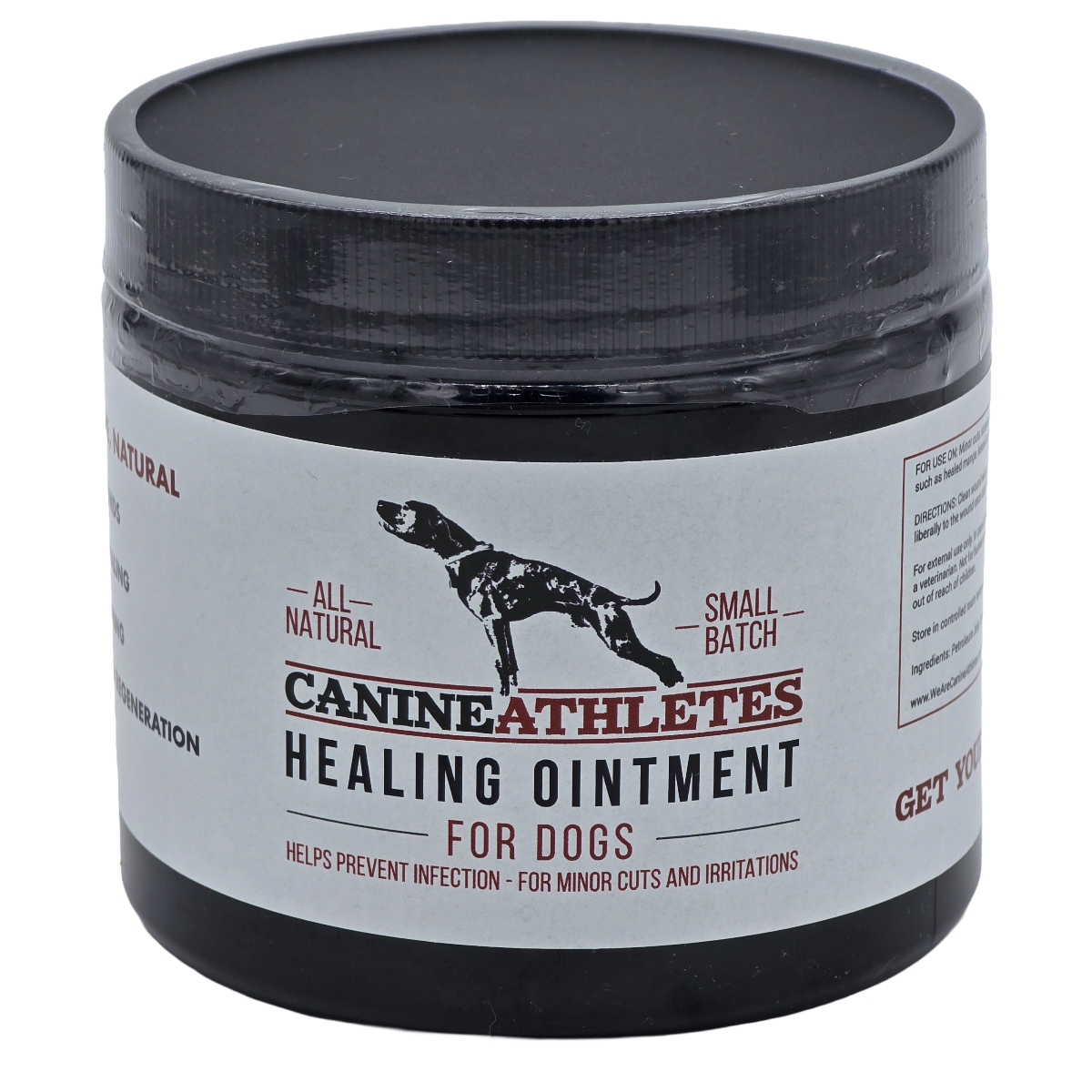 Canine Athletes All-Natural Healing Ointment for dogs front