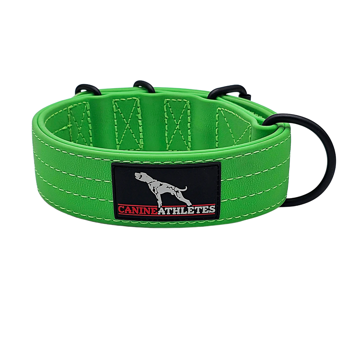 Canine Athletes AP Sport Waterproof Working Dog Collar Lime Green