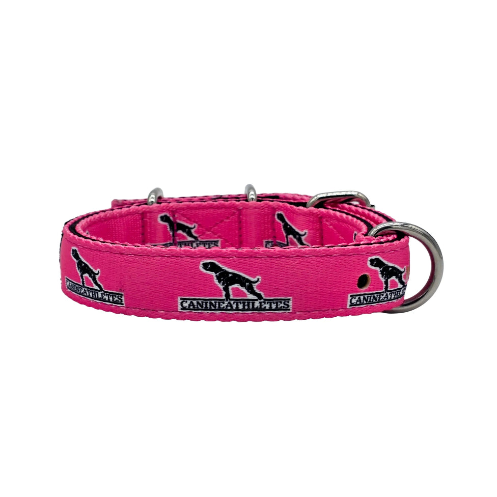 Canine Athletes Heavy Duty Puppy Small Breed Working Dog Collar Hot Pink