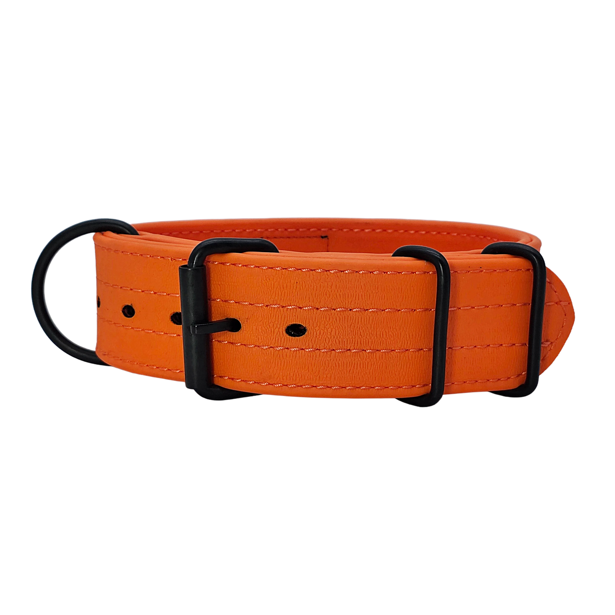 Canine Athletes AP-Sport Working Dog Waterproof Collar Orange Punch Back