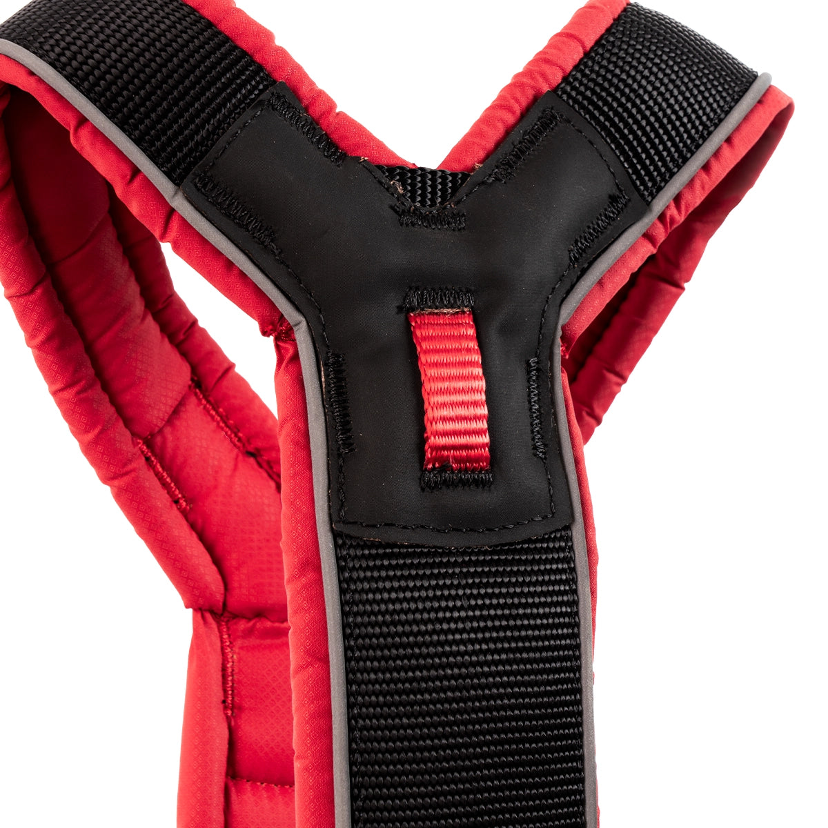 Canine Athletes Sport-HD V4 Harness for Dogs closeup Y Red