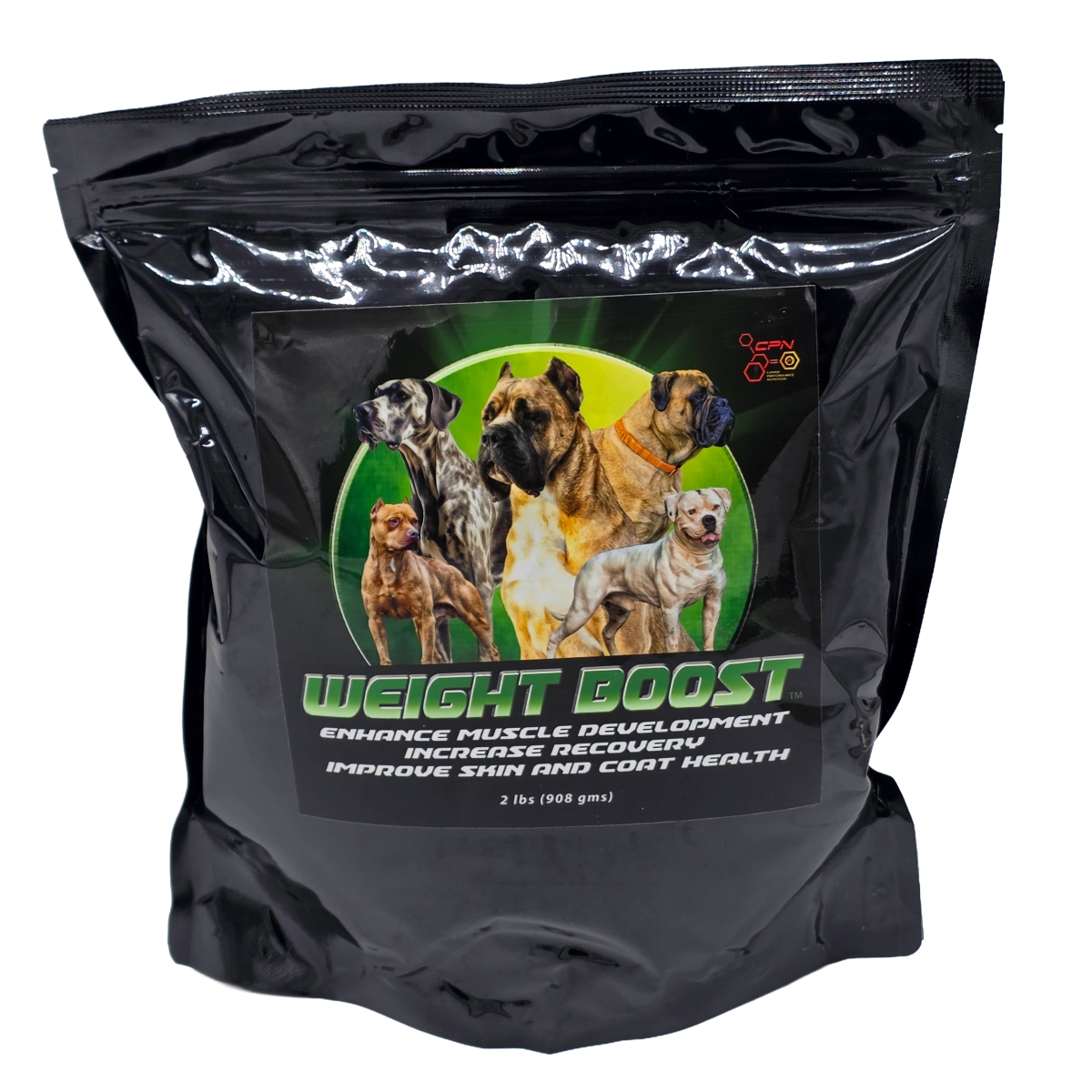 CPN canine performance nutrition weight boost supplement powder