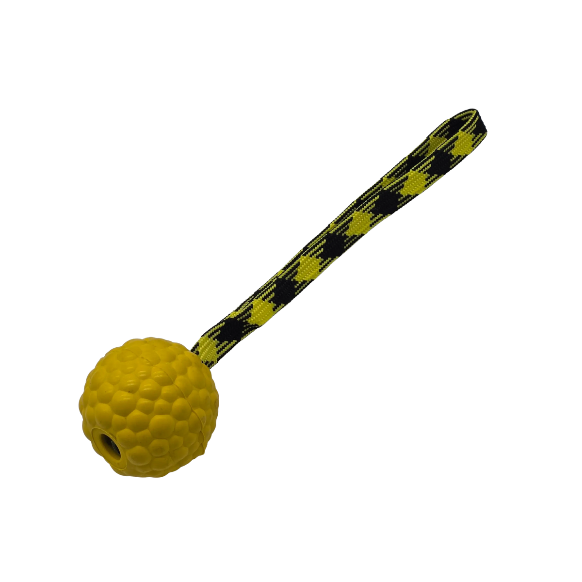 Raddog Magnetic Rubber Ball Dog Training Reward Toy Yellow