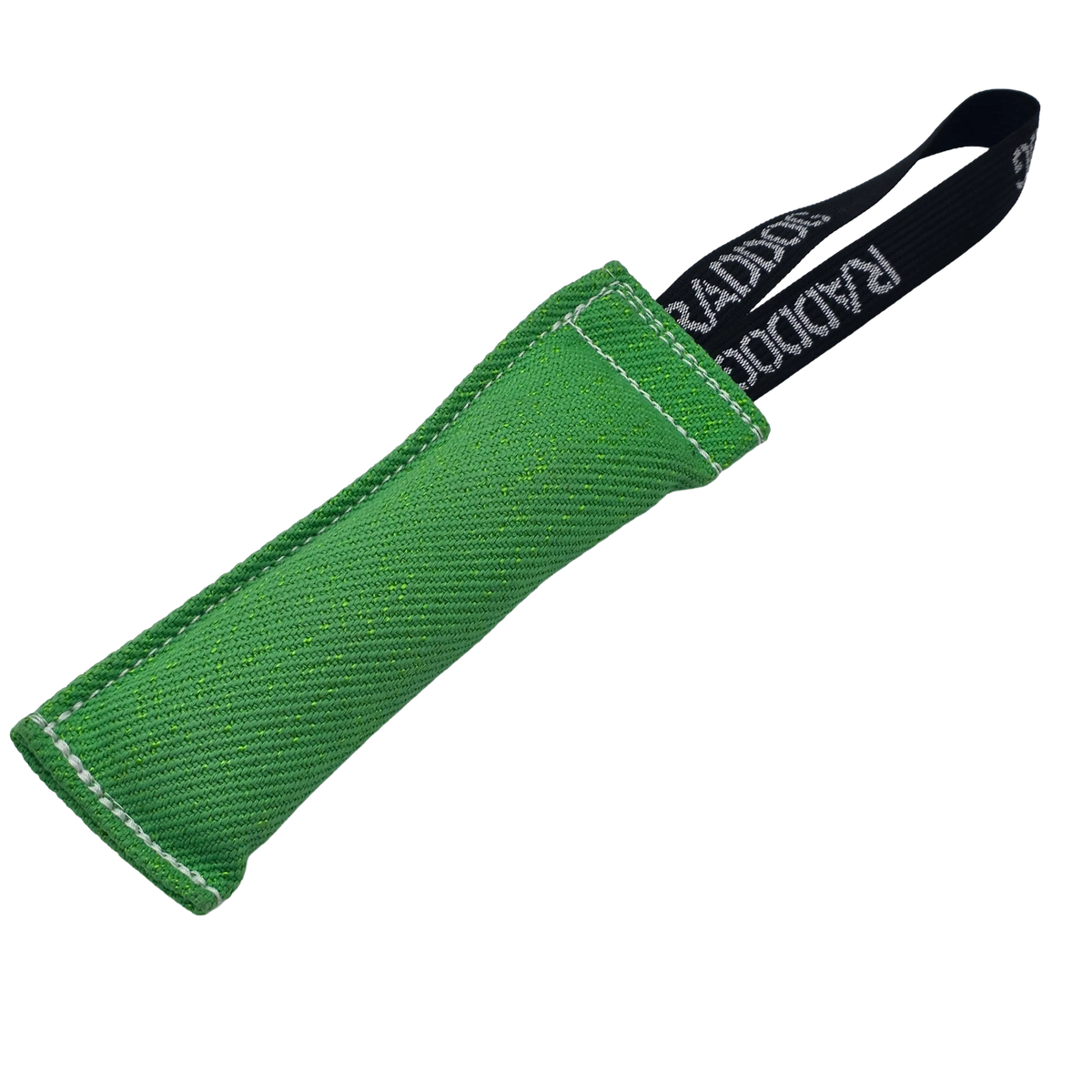 Raddog 9.5" Nyclot French Linen Single Handle Dog Bite Tug Toy Green