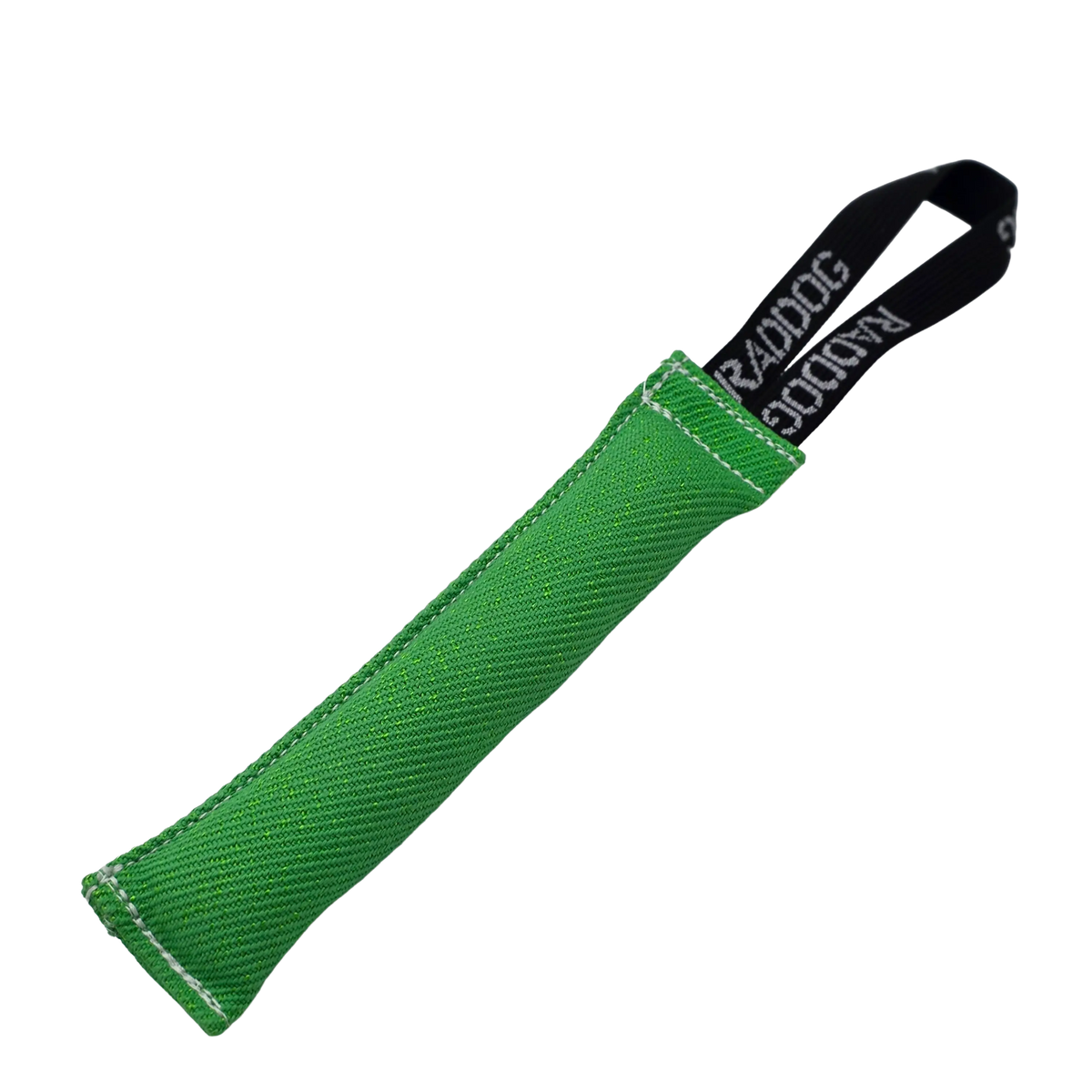 Raddog Nyclot French Linen Single Handle Dog Bite Tug Toy Green