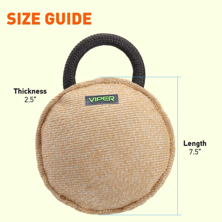 viper-k9-jute-round-bite-pillow-dog-training-tug-toy-infographic-2