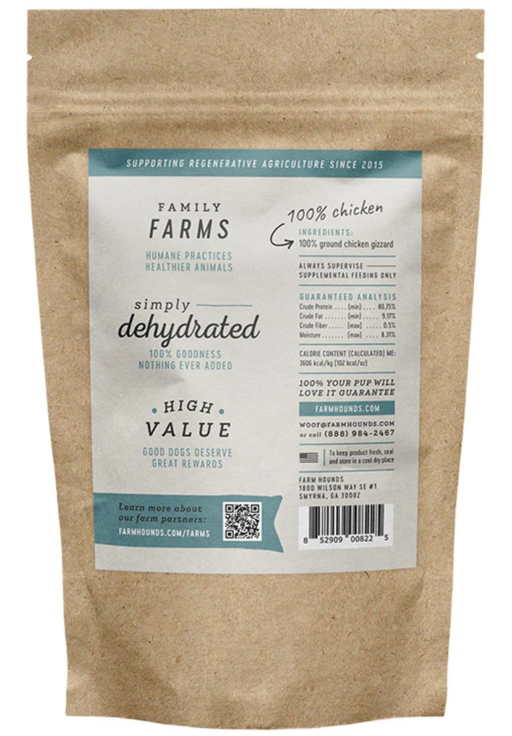 Farm Hounds All Natural Chicken Gizzard Sticks Dog Treats