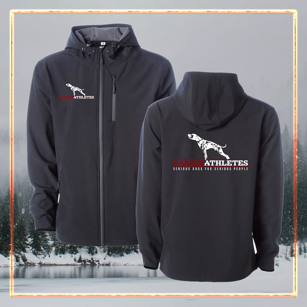 Canine Athletes Water Resistant Tactical Field Jacket Hoodies canine-athletes