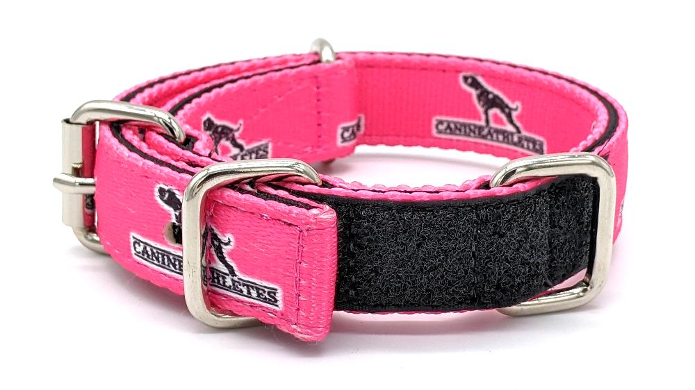Canine Athletes 1" Hot Pink Puppy Collar