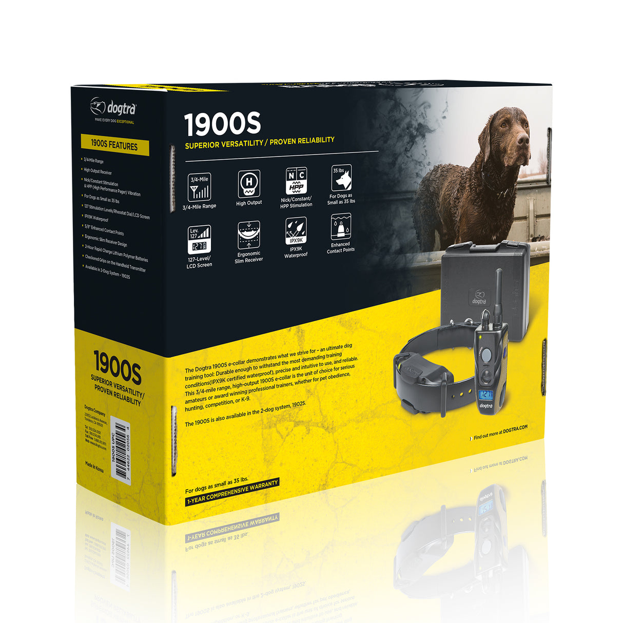 Dogtra 1900S Remote Dog Training Collar