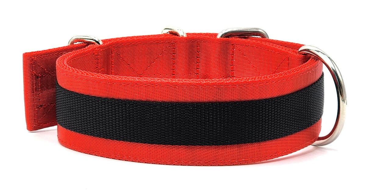 Canine Athletes Red/Black 2&quot; Elite MAX HD Working Dog Collar