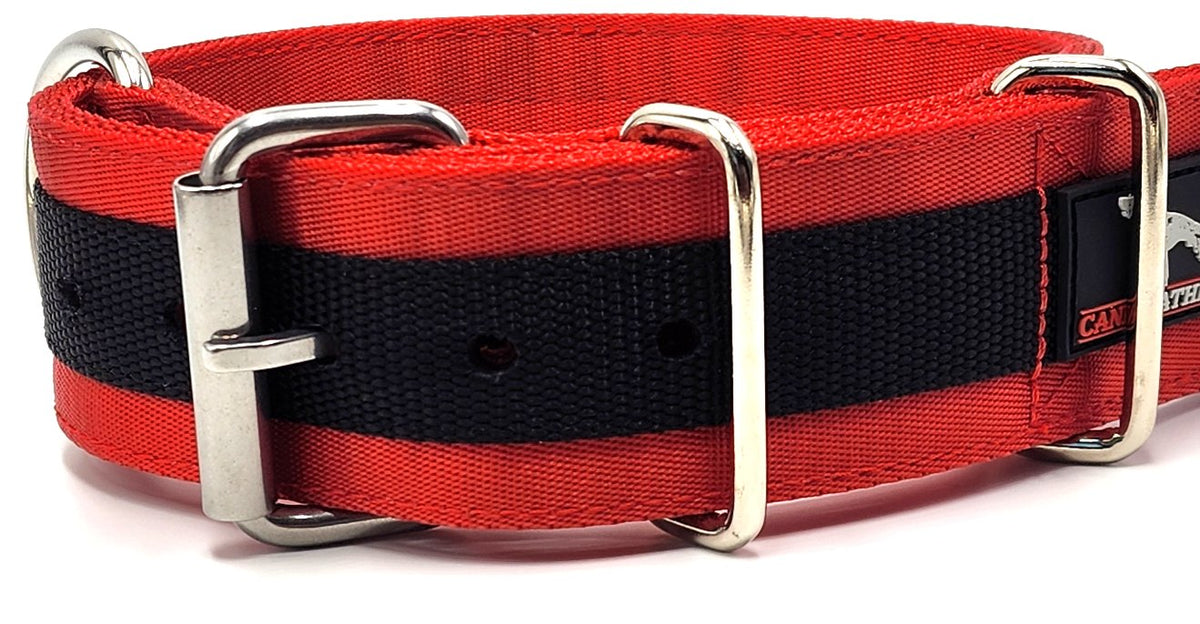 Canine Athletes Red/Black 2&quot; Elite MAX HD Working Dog Collar