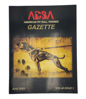 ADBA American Pit Bull Terrier Gazette Magazine