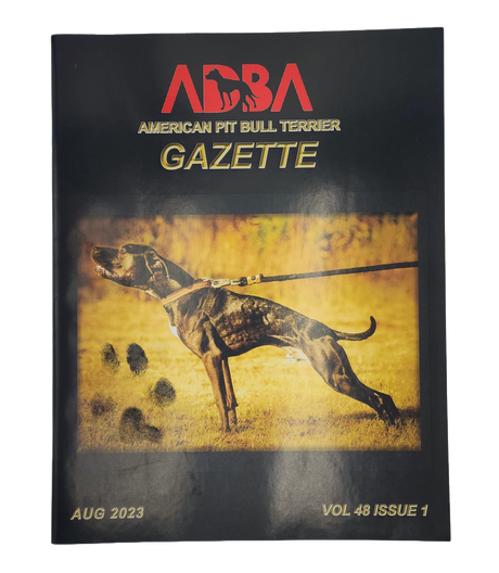 ADBA American Pit Bull Terrier Gazette Magazine