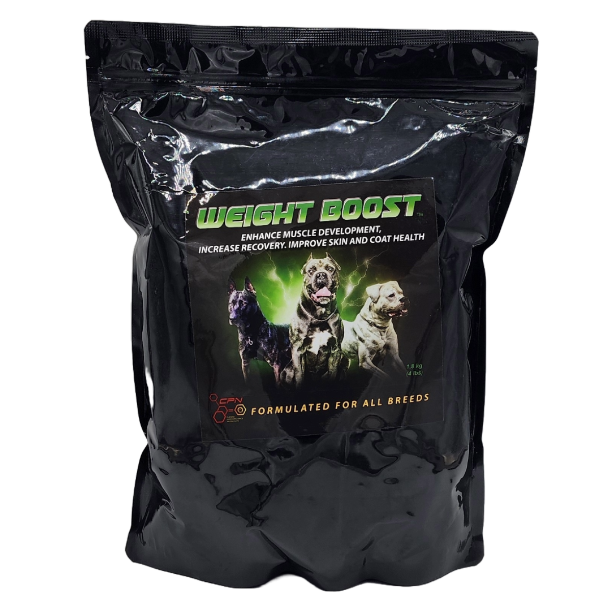 CPN Weight Boost Muscle Building Supplement, 4lb – Canine Athletes