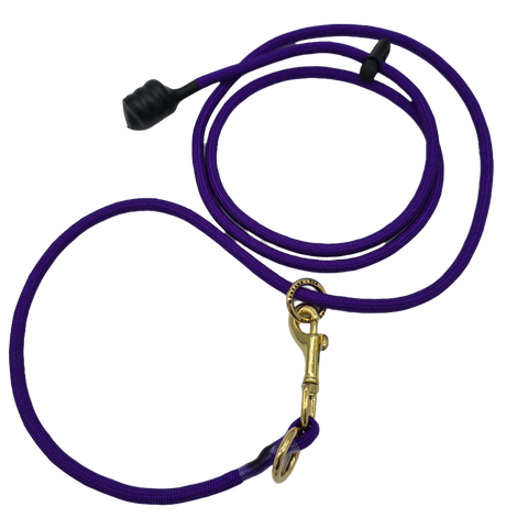 rader-k9-6-foot-slip-lead-dog-training-leash-purple