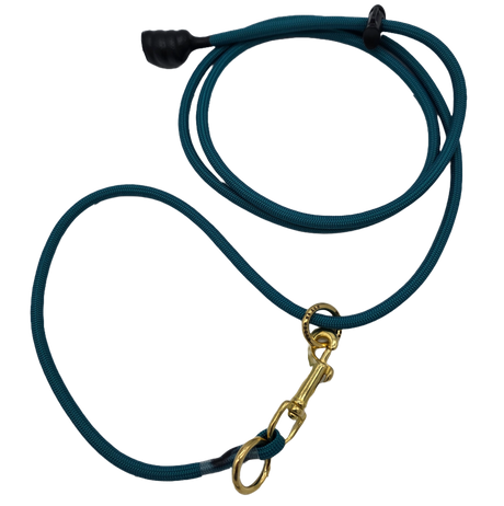 rader-k9-6-foot-slip-lead-dog-training-leash-teal