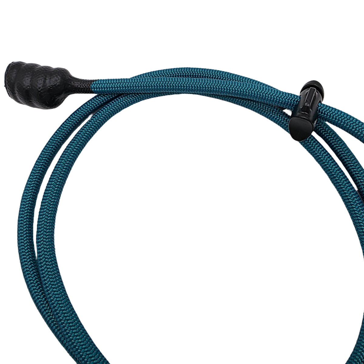 rader-k9-6-foot-slip-lead-dog-training-leash-teal-closeup-1