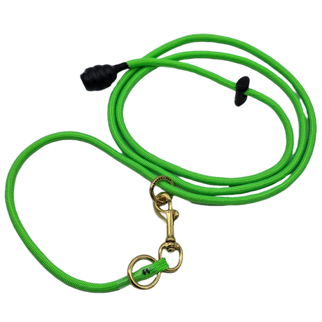 rader-k9-6-foot-slip-lead-dog-training-leash-neon-green