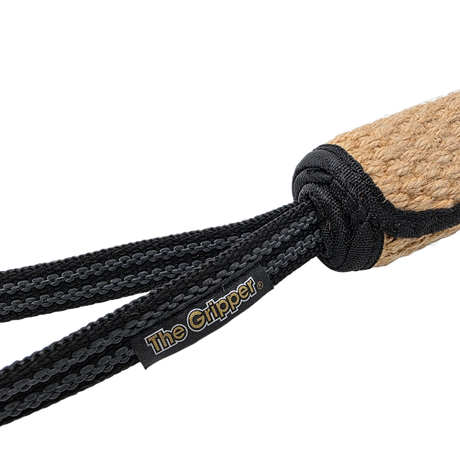 the-gripper-company-jute-bite-stick-dual-handle-training-reward-dog-toy-closeup