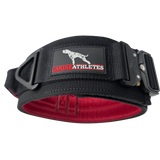 canine athletes venator padded working dog collar with control handle and padding