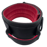 canine athletes 3" wide heavy duty working dog collar with padded agitation control handle