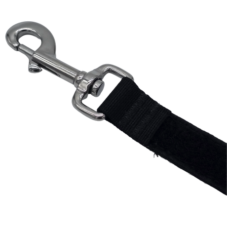 rader-k9-15-foot-black-dog-long-line-tracking-lead-recall-leash-stainless-steel-trigger-snap