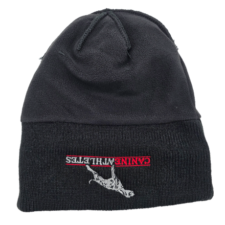 canine athletes inside winter hat beanie fleece