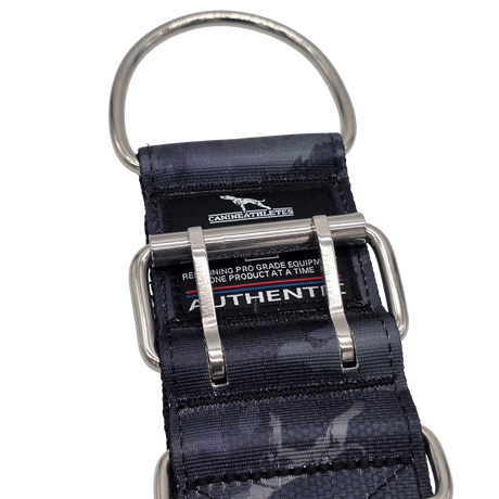canine athletes elite max x2 comp 2.75 inch wide working dog collar double pin buckle