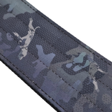 canine athletes elite max x2 comp 2.75 inch wide working dog collar black camo close up