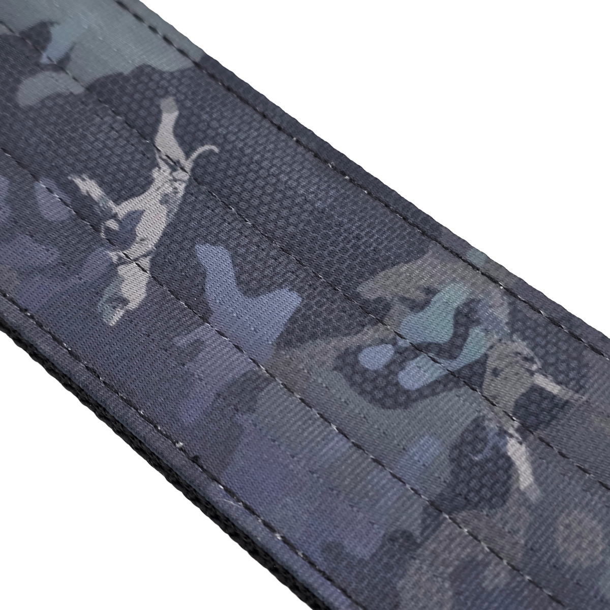 canine athletes elite max x2 comp 2.75 inch wide working dog collar black camo close up