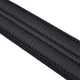 canine athletes 1.75" wide heavy duty  double pin padded working dog collar black camo