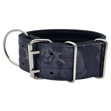 canine athletes elite max x2 comp 2.75 inch wide working dog collar black camo