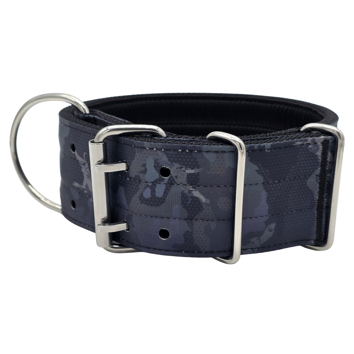 canine athletes elite max x2 comp 2.75 inch wide working dog collar black camo