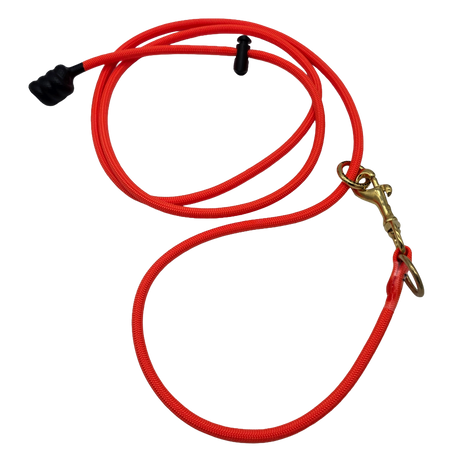 rader-k9-6-foot-slip-lead-dog-training-leash-neon-orange