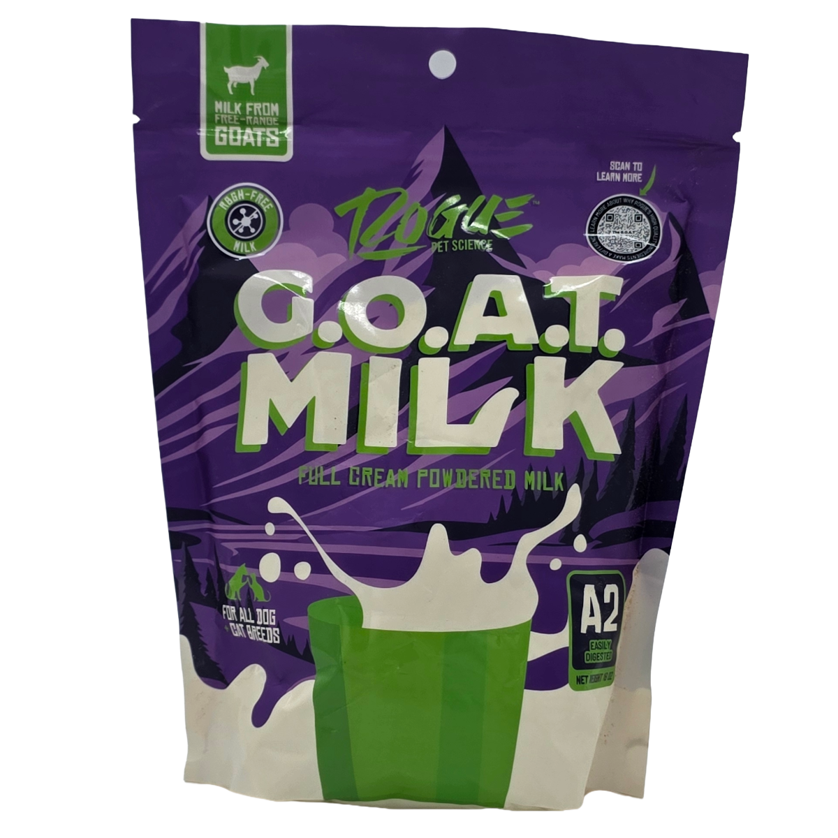Rogue Pet Science Goat's Milk Digestion & Allergy Nutrition Supplement ...