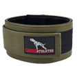 canine athletes heavy duty weighted dog training collar military green