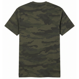 canine athletes varsity arch camo t-shirt back