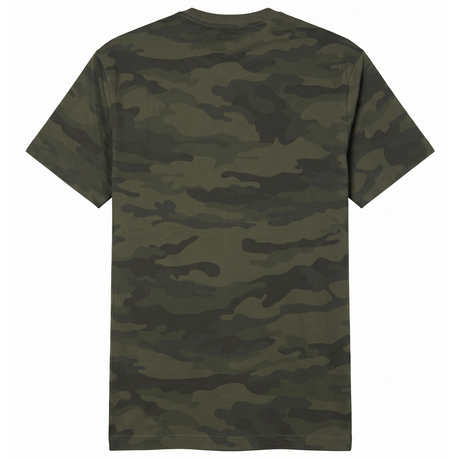 canine athletes varsity arch camo t-shirt back