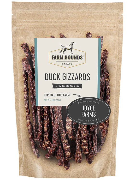 Farm Hounds All-Natural Duck Gizzard Sticks Dog Treats, 4.0-oz bag