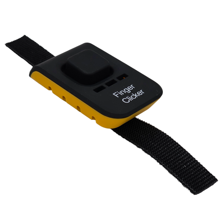 E-Collar Technologies Yellow Educator Finger Clicker Dog Training Front