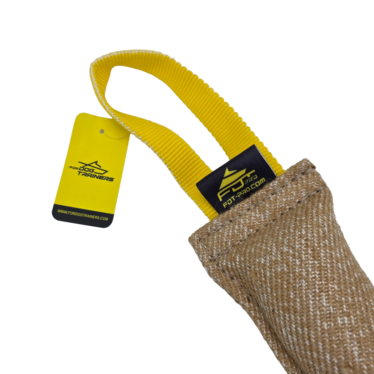 FDT nylon bite tug handle closeup