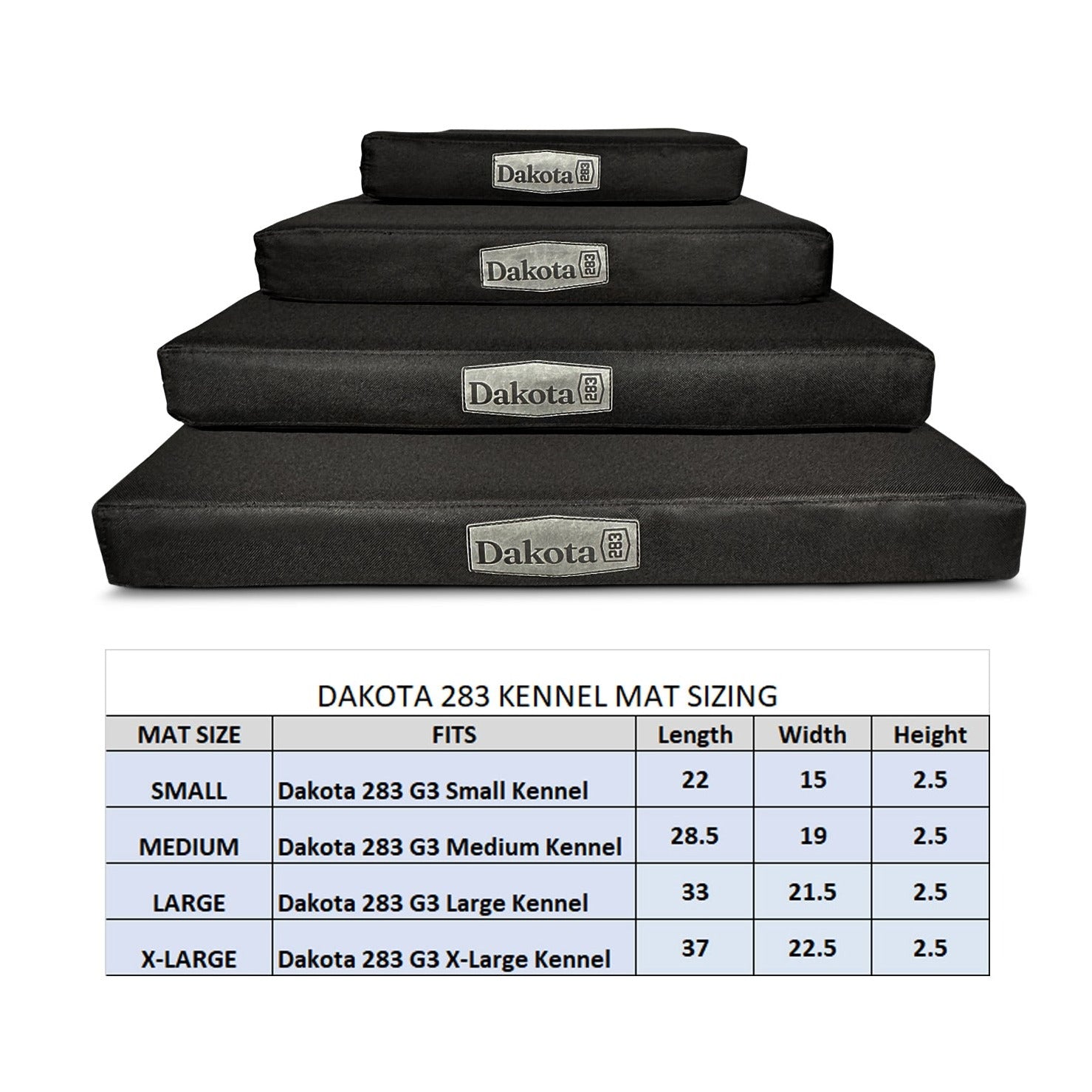 Dakota 283 G3 Dog Kennel Bed Mat | Comfort | Durable, Water